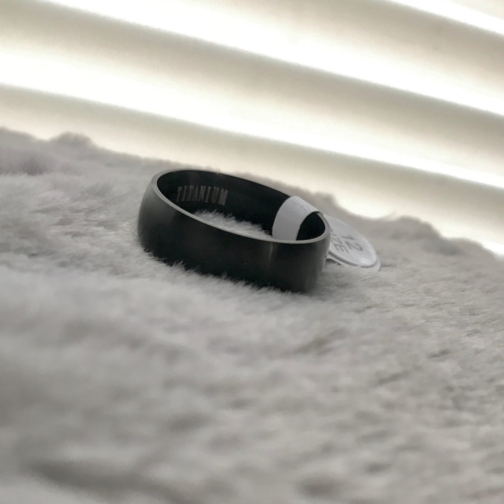 Men’s Black Ring (promise/engagement)